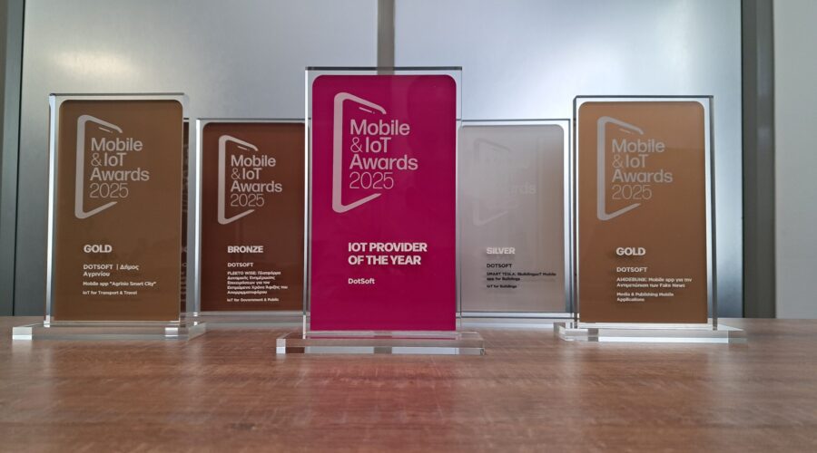 Η DOTSOFT αναδείχθηκε “IoT Provider of the Year” στα Mobile & IoT Awards 2025